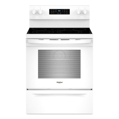 Whirlpool® 30-inch Energy Star Electric Range with Air Cooking Technology, No Preheat Air Fry and Air Baking and Self Clean YWFES5030RW