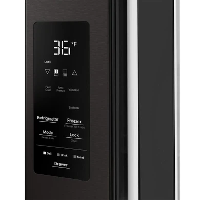 Whirlpool® 29 Cu. Ft. Family-Sized Capacity French door refrigerator with Flexible Temperature Drawer WRMF3636SV