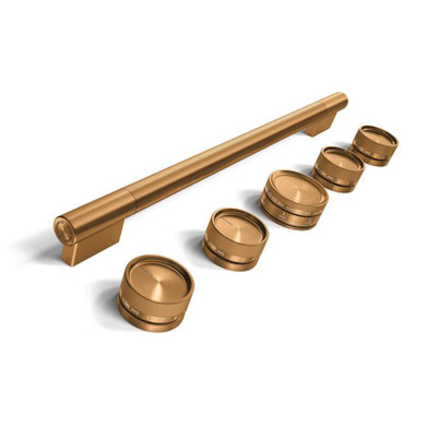 Bronze Handle and Knob Hardware Accessory Kit for KitchenAid® 30" Commercial-Style Induction Range W11774737