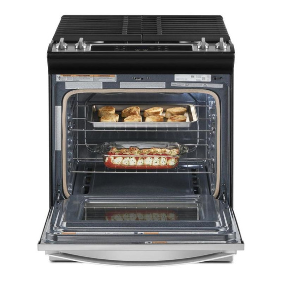 5.0 Cu. Ft. Whirlpool® Gas Range with Frozen Bake™ Technology WEG515S0LS
