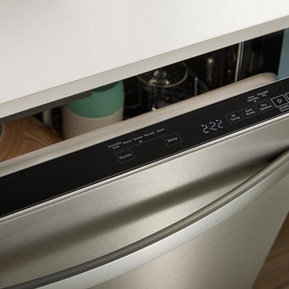 Whirlpool® 44 dBA Dishwasher Flush with Cabinets with 3rd Rack WDT550SAPW
