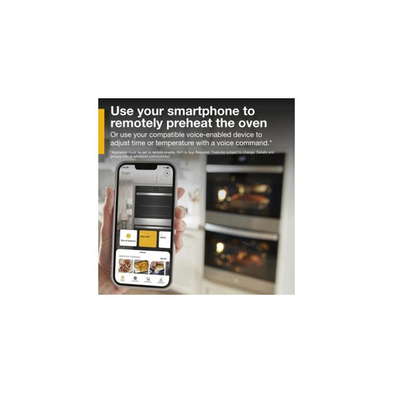 Whirlpool® 8.6 Total Cu. Ft. Double Wall Oven with Air Fry When Connected WOED5027LZ
