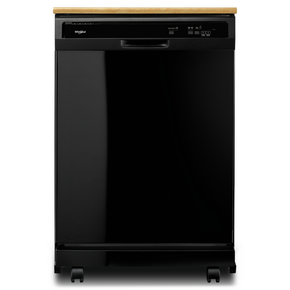 Whirlpool® Heavy-Duty Dishwasher with 1-Hour Wash Cycle WDP370PAHB