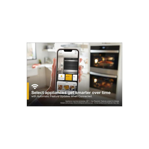 Whirlpool® 10.0 Cu. Ft. Double Smart Wall Oven with Air Fry WOED7030PV