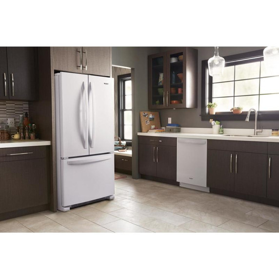 Whirlpool® 33-inch Wide French Door Refrigerator - 22 cu. ft. WRFF5333PW