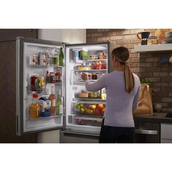 Whirlpool® 24-inch Wide Bottom-Freezer Refrigerator - 12.9 cu. ft. WRB543CMJZ