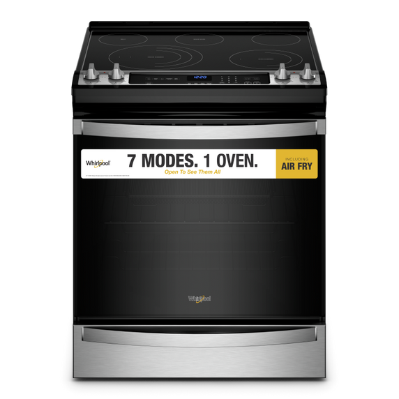 6.4 Cu. Ft. Whirlpool® Electric 7-in-1 Air Fry Oven YWEE745H0LZ