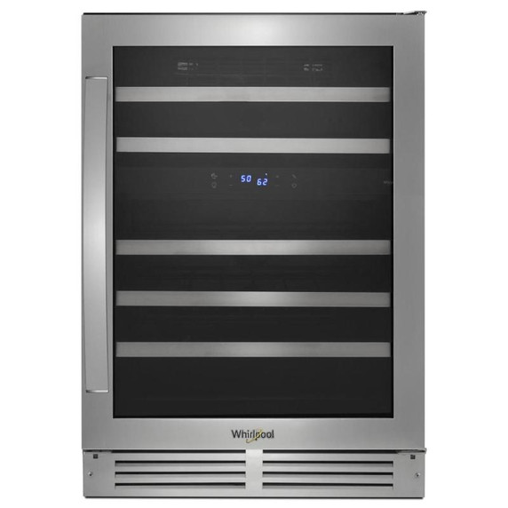 Whirlpool® 24” Wide Undercounter Wine Center-46 Bottles WUW55X24HS