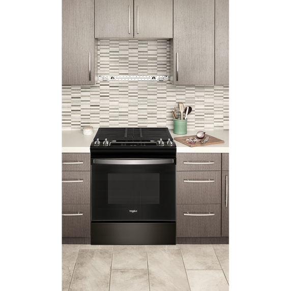 5.0 Cu. Ft. Whirlpool® Gas Range with Frozen Bake™ Technology WEG515S0LV