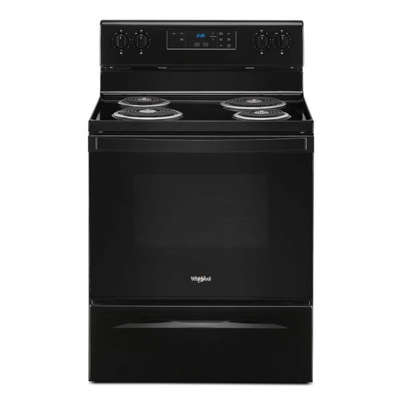 4.8 cu. ft. Whirlpool® electric range with Keep Warm setting YWFC150M0JB