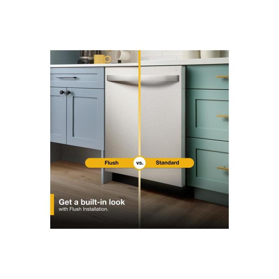 Whirlpool® 44 dBA Dishwasher Accessible Flush with Cabinets with 3rd Rack WDT550SAPZ