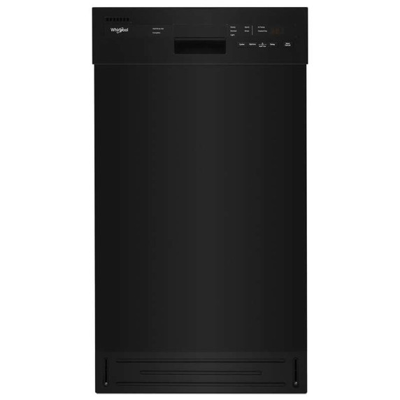 Whirlpool® Small-Space Compact Dishwasher with Stainless Steel Tub WDPS5118PB