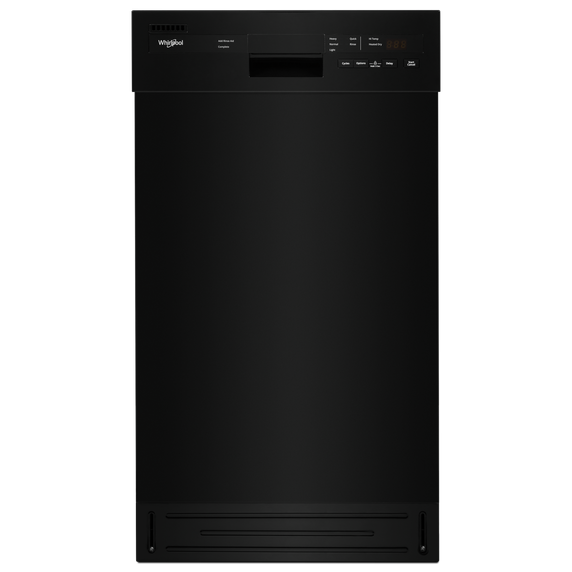 Whirlpool® Small-Space Compact Dishwasher with Stainless Steel Tub WDPS5118PB