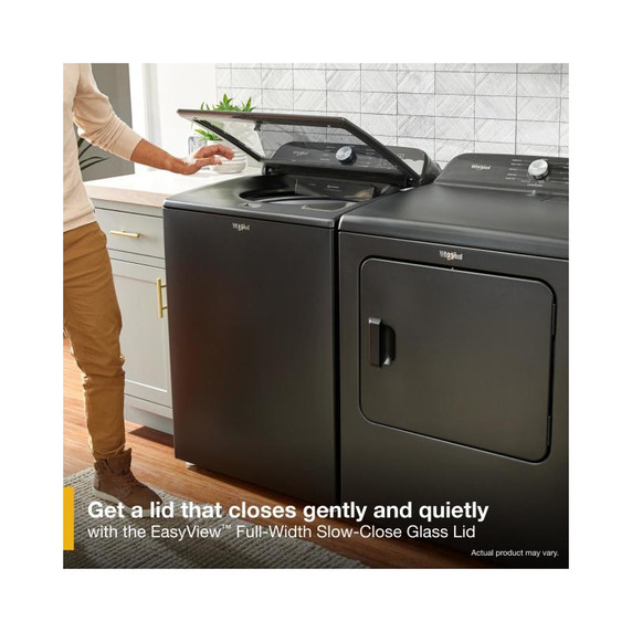 6.0-6.1 Cu. Ft. I.E.C. Whirlpool® Top Load Washer with Removable Agitator WTW6157PB