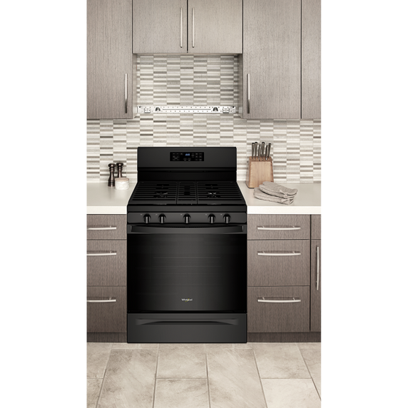 5.0 Cu. Ft. Whirlpool® Gas 5-in-1 Air Fry Oven WFG550S0LB