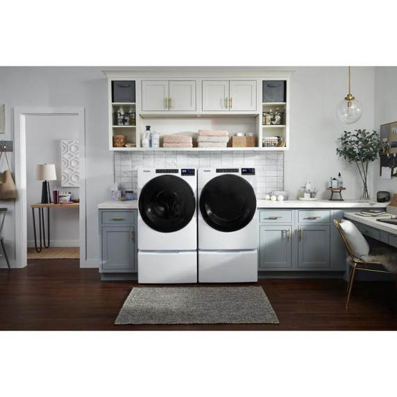Whirlpool® 15.5" (39.4 cm) Pedestal for Front Load Washer and Dryer with Storage WFP2715HW