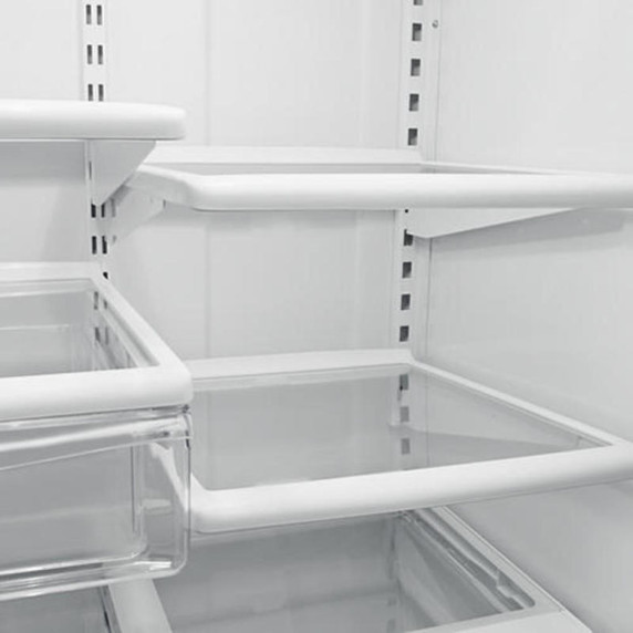Whirlpool® 22 cu. ft. Bottom-Freezer Refrigerator with Freezer Drawer WRB322DMBW