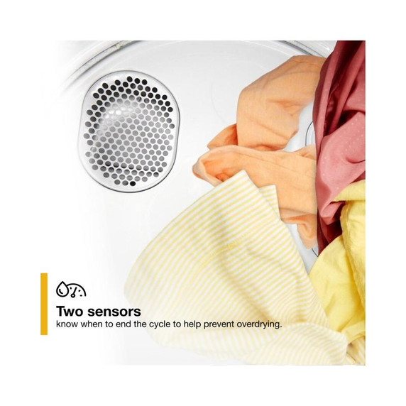 Whirlpool® 3.4 cu.ft. Compact Electric Dryer with AccuDry™ Drying System LDR3822PQ Whirlpool® 3.4 cu.ft. Compact Electric Dryer with AccuDry™ Drying System LDR3822PQ