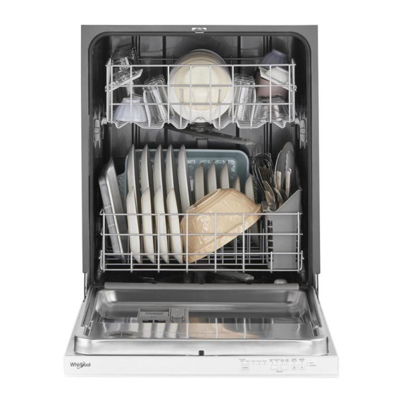 Whirlpool® Quiet Dishwasher with Boost Cycle and Pocket Handle WDP540HAMW