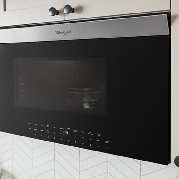Whirlpool® Air Fry Over- the-Range Microwave Oven with Flush Built-in Design YWMMF7330RZ