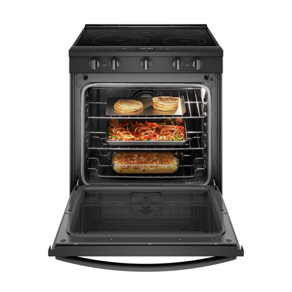 Whirlpool® 6.4 cu. ft. Smart Slide-in Electric Range with Air Fry, when Connected YWEE750H0HB