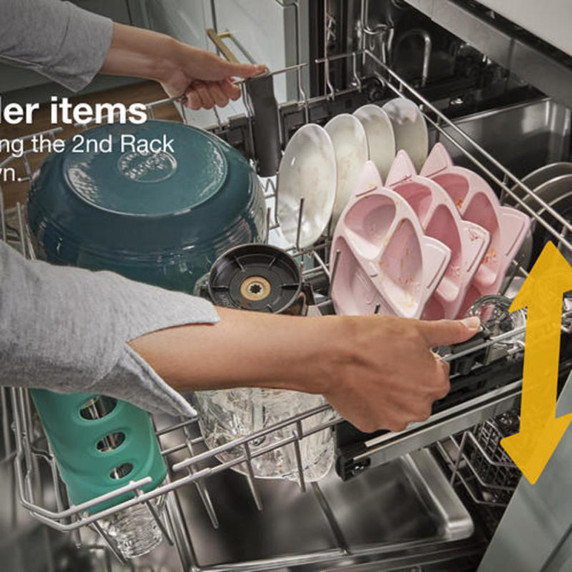 Whirlpool® Large Capacity Dishwasher with 3rd Rack WDT750SAKB
