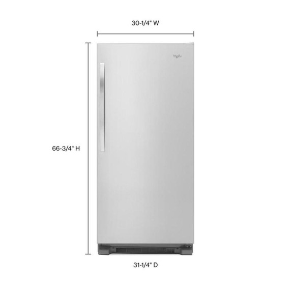 Whirlpool® 31-inch Wide SideKicks® All-Refrigerator with LED Lighting - 18 cu. ft. WSR57R18DM
