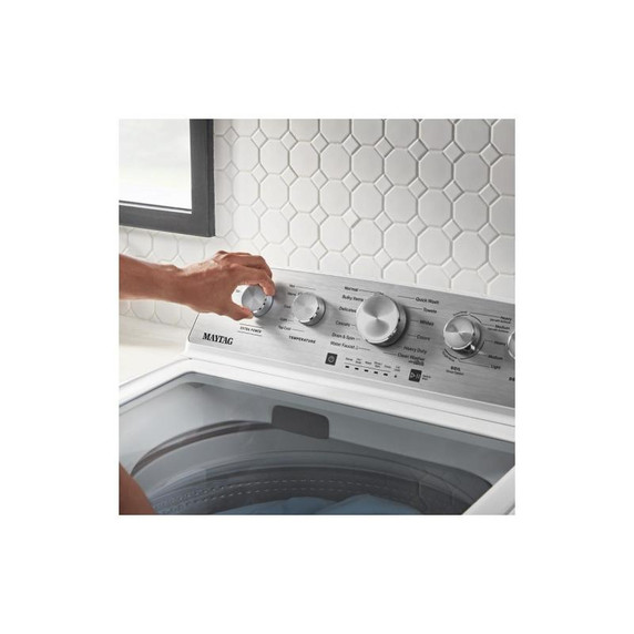 Maytag® Top Load Washer with Extra Power - 5.4 cu. ft MVW5435PW Maytag® Top Load Washer with Extra Power - 5.4 cu. ft MVW5435PW