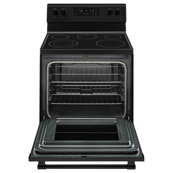 Maytag® 30-Inch Wide Electric Range With Shatter-Resistant Cooktop - 5.3 Cu. Ft. YMER6600FB