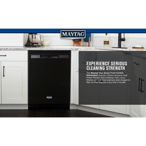 Maytag® Stainless steel tub dishwasher with Dual Power Filtration MDB4949SKB
