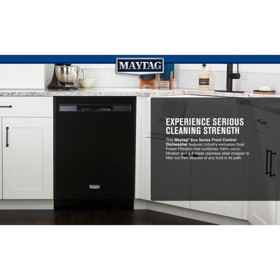 Maytag® Stainless steel tub dishwasher with Dual Power Filtration MDB4949SKB