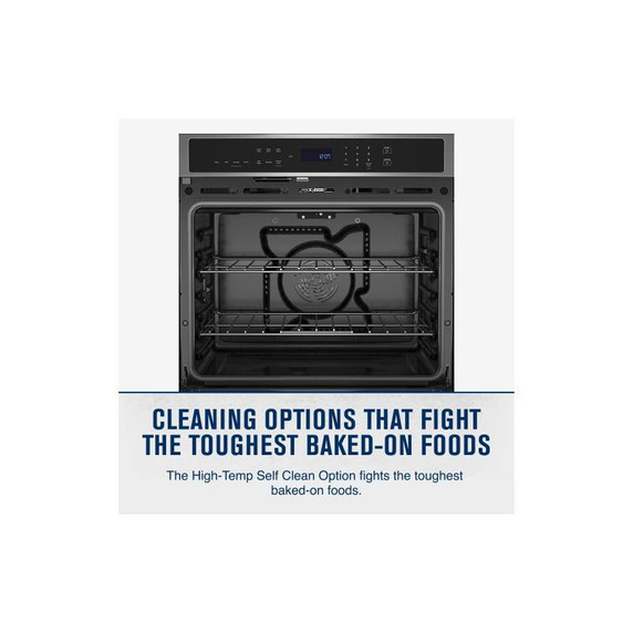 Maytag® 30-inch Single Wall Oven with Air Fry and Basket - 5.0 cu. ft. MOES6030LZ
