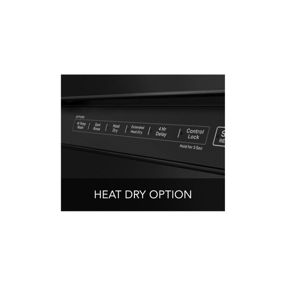 Kitchenaid® 39 dBA Dishwasher in PrintShield™ Finish with Third Level Utensil Rack KDFE204KBS