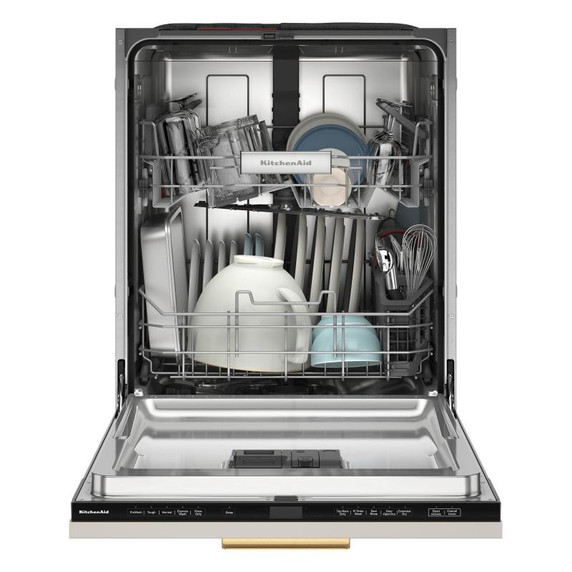 Kitchenaid® 44 dBA Panel-Ready Two-Rack Flush Dishwasher with Door-Open Dry System KDTF324PPA