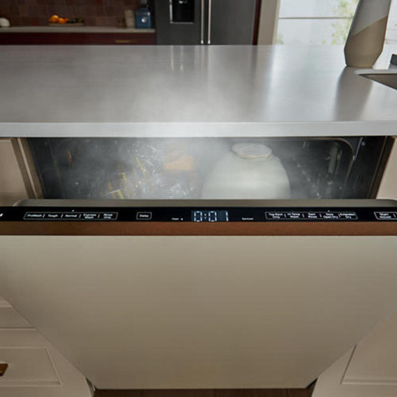Kitchenaid® 44 dBA Panel-Ready Two-Rack Flush Dishwasher with Door-Open Dry System KDTF324PPA