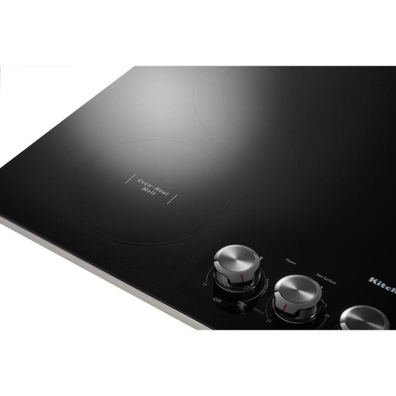 Kitchenaid® 36" Electric Cooktop with 5 Elements and Knob Controls KCES556HSS