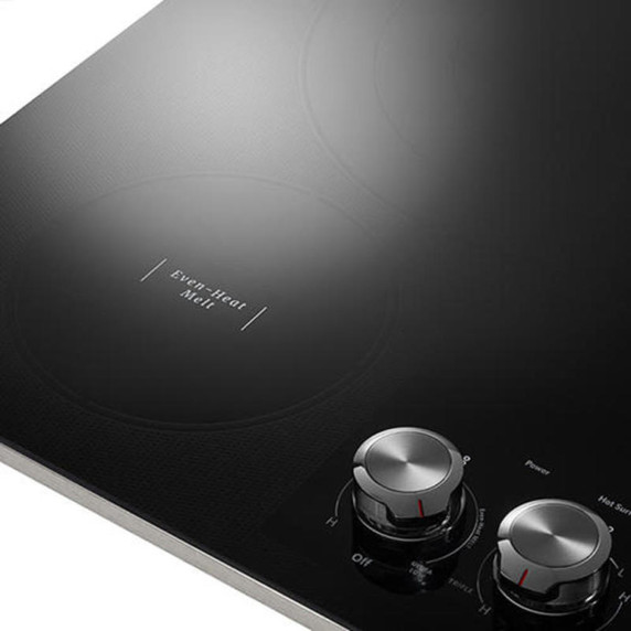 Kitchenaid® 36" Electric Cooktop with 5 Elements and Knob Controls KCES556HSS