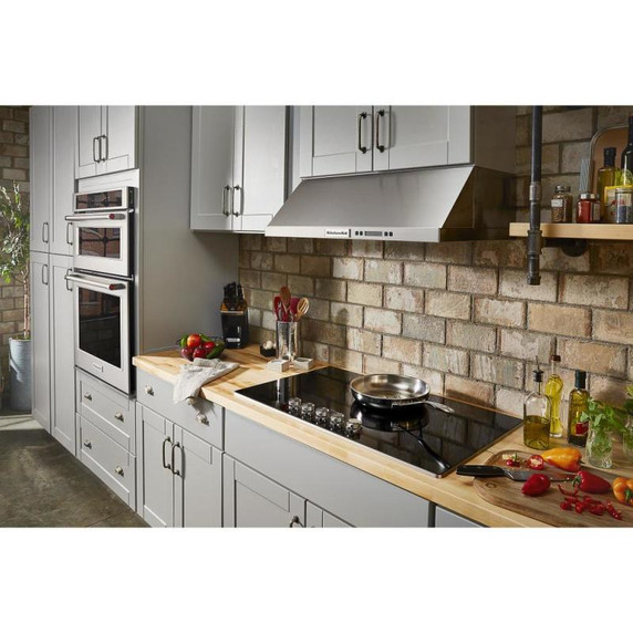 Kitchenaid® 36" Electric Cooktop with 5 Elements and Knob Controls KCES556HSS