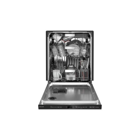 Kitchenaid® 44 dBA Dishwasher in PrintShield™ Finish with 360° Max Jets™ Third Rack KDTM604KBS Kitchenaid® 44 dBA Dishwasher in PrintShield™ Finish with 360° Max Jets™ Third Rack KDTM604KBS