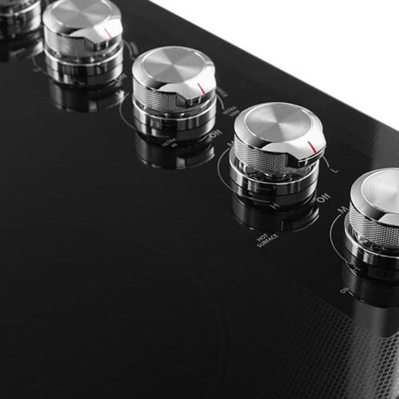 Kitchenaid® 30" Electric Downdraft Cooktop with 4 Elements KCED600GBL
