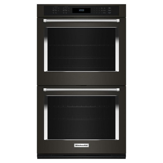 KitchenAid® 30" Double Wall Oven with Air Fry Mode KOED530PBS