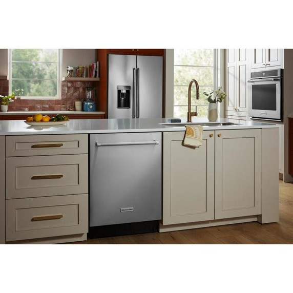 Kitchenaid® 39 dBA PrintShield™ Finish Flush-to-Cabinet Dishwasher with FreeFlex™ Fit Third Level Rack KDTF924PPS