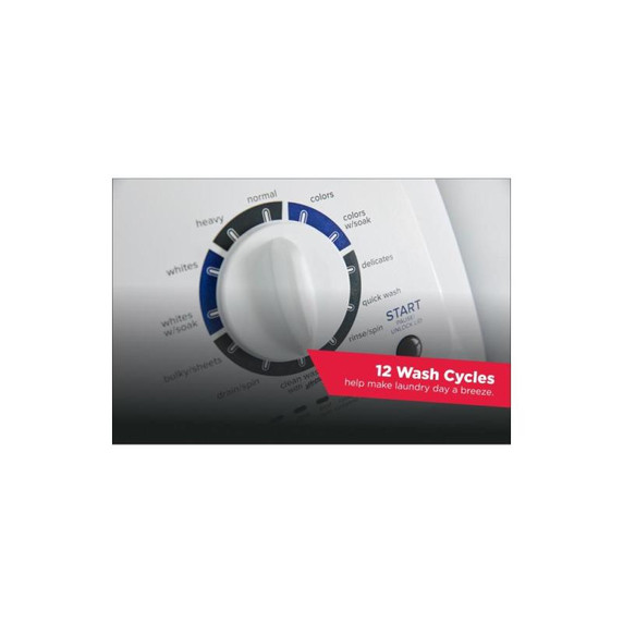 Amana® 4.4 cu. ft. Top-Load Washer with High Efficiency Agitator NTW4519JW