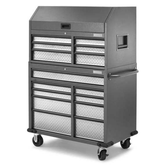 Gladiator® Premier 41 inch (104.1 cm) 15-drawer Mobile Tool Chest Combo GATC4115JG
