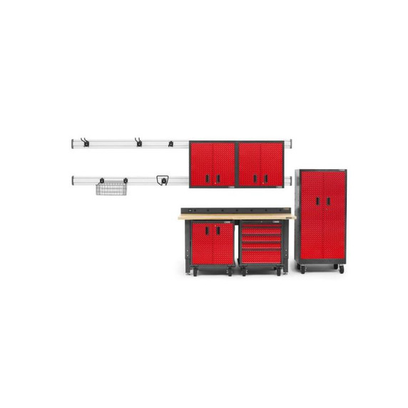 Gladiator® 6' (182.9 cm) Wide Adjustable Height Hardwood Workbench GAWB06HWEG
