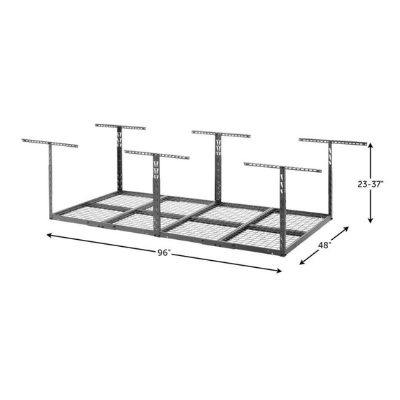 Gladiator® Overhead GearLoft™ Storage Rack 4' (121.9 cm) x 8' (243.8 cm) GALS48M4JG