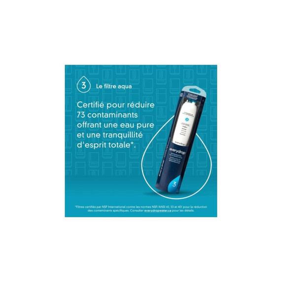 everydrop Ice & Water Refrigerator Filter 3 - EDR3RXD1B EDR3RXD1B