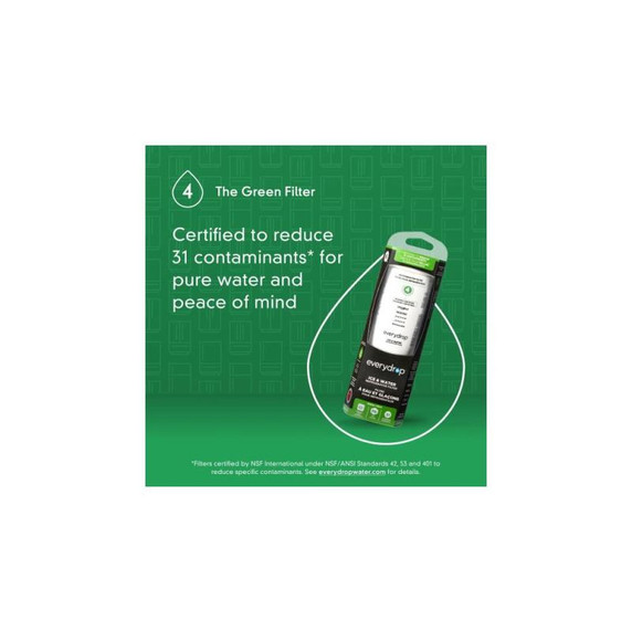 everydrop Ice & Water Refrigerator Filter 4 - EDR4RXD1B EDR4RXD1B
