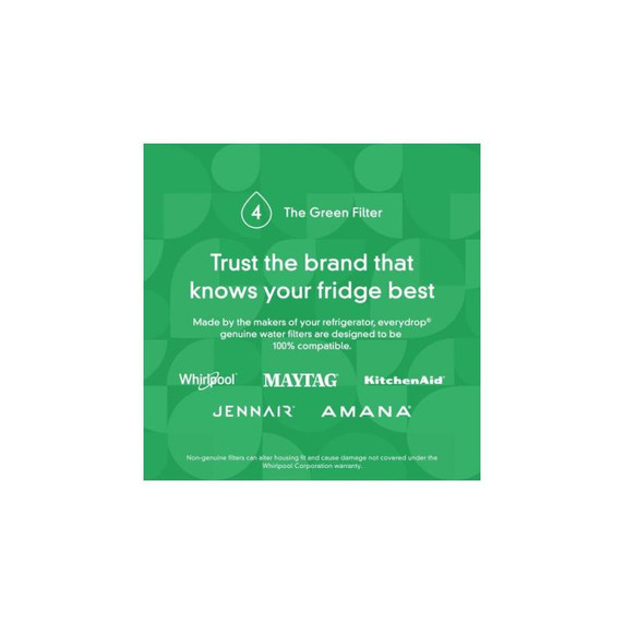 everydrop Ice & Water Refrigerator Filter 4 - EDR4RXD1B EDR4RXD1B