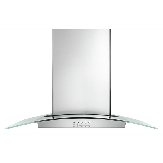 30 inch Convertible Glass Kitchen Ventilation Hood with Glass Edge LED Lighting WVW75UC0DS